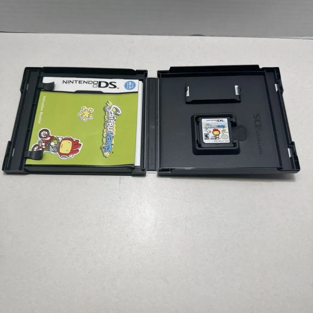 Nintendo DS Lot of 4 Puzzle & Challenge Games - CSI -Brain Age- Scribblenauts